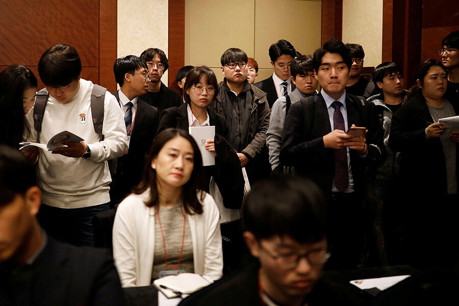 North Korea relations second to unemployment for South Korea's youth